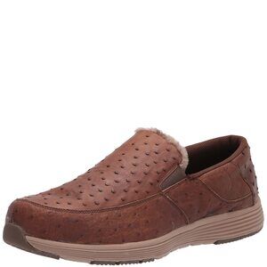 SUPERLAMB Men's Bulgan Ostrich Leather Boot 11.5 W